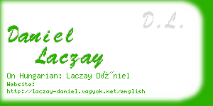 daniel laczay business card